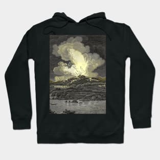 Etna Italia volcano erupts releasing burning larvae and deadly ash Hoodie